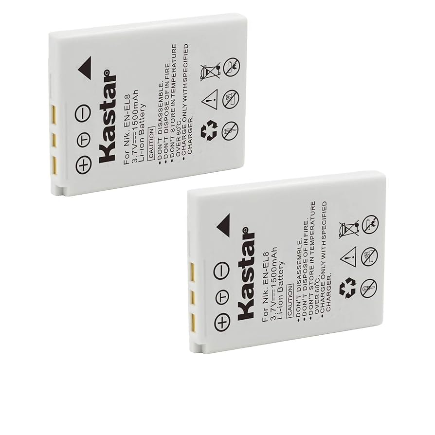 Nikon COOLPIX P1 （バッテリー新品） Amazon.com : Kasatar 2pcs Battery Replacement for Nikon EN